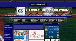 Desktop Screenshot of chathambaseball.com